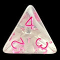 TDSO Winter Frost Pink D4 Dice