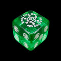 TDSO World Dice Day 2019 D6 Spot Dice - Translucent Green