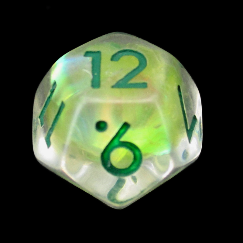 TDSO Yellow Dragon Scale D12 Dice