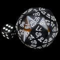 The Dice Lab Opaque Black D120 Dice