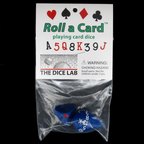 The Dice Lab Opaque Blue Roll A Card - Playing Card Dice