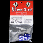 The Dice Lab Opaque Blue Skew 2 x D6 Spot Dice