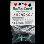 The Dice Lab Opaque Green Roll A Card - Playing Card Dice