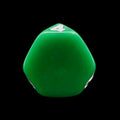 The Dice Lab Opaque Green & White Truncated Tetrahedral D4 Dice