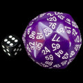The Dice Lab Opaque Purple D120 Dice