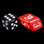 The Dice Lab Opaque Red Slant D6 Dice