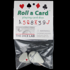 The Dice Lab Opaque White Roll A Card - Playing Card Dice