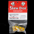 The Dice Lab Translucent Amber Skew 2 x D6 Spot Dice