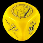 HALF PRICE CLEARANCE The Lord of the Rings: Journey to Mordor Yellow D6 Dice