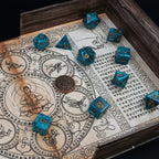 Tome of the Balance (Monk) - 10 Dice Polyset / Coin / Dice Tray