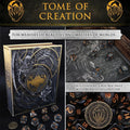 Tome of the Creation (Game Master) - 10 Dice Polyset / Coin / Dice Tray