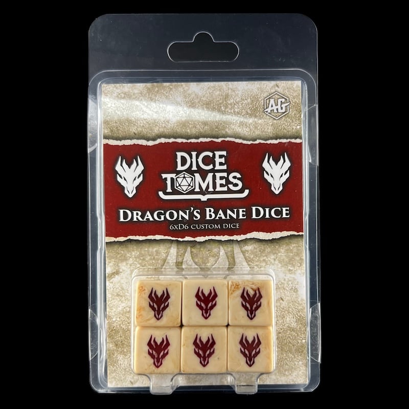 Tome of Dragons Bane - 6 x D6 Dice Set