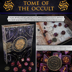 Tome of the Occult (Warlock) - 10 Dice Polyset / Coin / Dice Tray