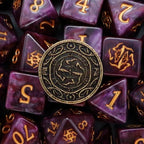 Tome of the Occult (Warlock) - 10 Dice Polyset / Coin / Dice Tray