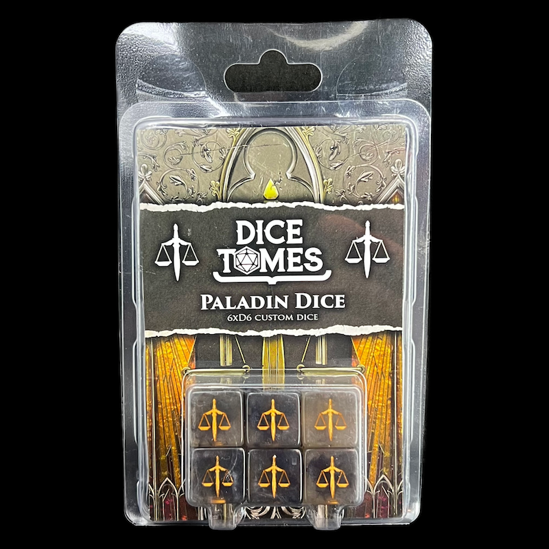 Tome of Righteous - Paladin Dice - 6 x D6 Dice Set