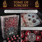 Tome of the Sorcery (Sorcerer) - 10 Dice Polyset / Coin / Dice Tray