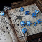Tome of Wizardry - 10 Dice Polyset / Coin / Dice Tray