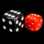 UK Made Dice Opaque Rose with Gold 36 x D6 Dice Set