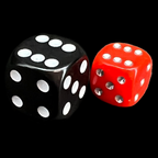 UK Made Dice Opaque Rose with Silver 36 x D6 Dice Set