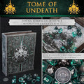 Tome of the Undeath (Necromancer) - 10 Dice Polyset / Coin / Dice Tray