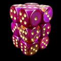 Würfelzeit Alyen Vision Copper & Purple 12 x D6 Dice Set