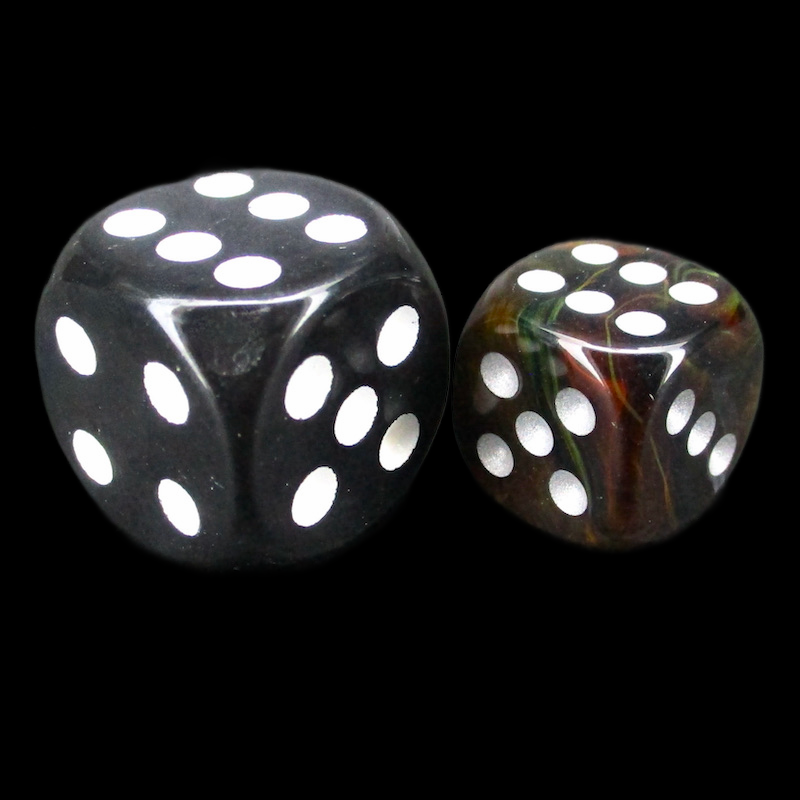 Würfelzeit Cosmoo Frakti Dark 36 x D6 Dice Set