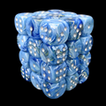 Würfelzeit Cosmoo Tornado Blue 36 x D6 Dice Set