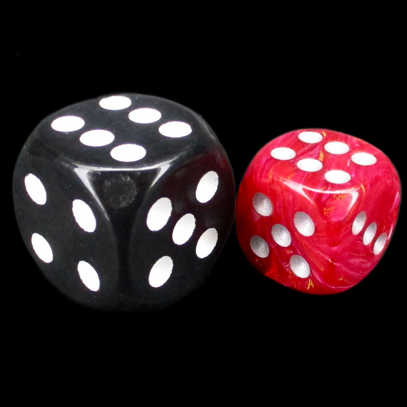 Würfelzeit Cosmoo Tornado Red 36 x D6 Dice Set