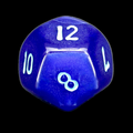 Würfelzeit Silkki Satin Blue & Turquoise D12 Dice
