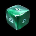 Würfelzeit Silkki Satin Green & Turquoise D6 Dice