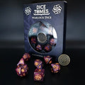 Dice Tomes Warlock 7 Dice Polyset + Coin
