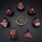 Dice Tomes Warlock 7 Dice Polyset + Coin