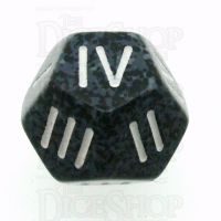Chessex Speckled Urban Camo Roman Numeral D4 Dice - Numbered 1-4 x 3