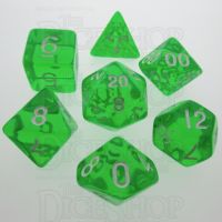 TDSO Bright Gem Emerald 7 Dice Polyset