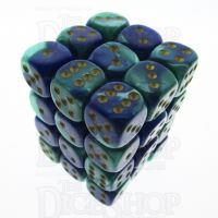 Chessex Gemini Blue & Teal 36 x D6 Dice Set