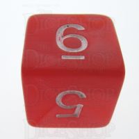 TDSO Pearl Red & White D6 Dice