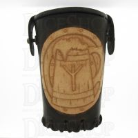 QD Dwarven Ale Brown Leather Dice Cup