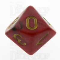 TDSO Duel Black & Red With Gold D10 Dice - Discontinued
