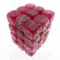 Chessex Ghostly Glow Pink 36 x D6 Dice Set