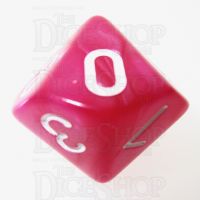 TDSO Pearl Rose & White D10 Dice