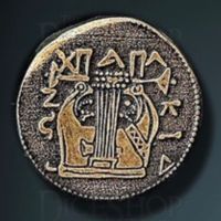 Greek Legendary Metal Gold Coin