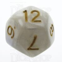 TDSO Duel Blue & White D12 Dice - Discontinued