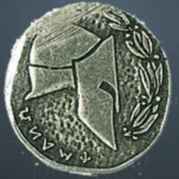 Spartan Legendary Metal Silver Coin