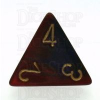Chessex Gemini Purple & Red D4 Dice