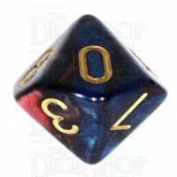 TDSO Duel Red & Blue D10 Dice