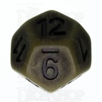 TDSO Opaque Antique Olive Green D12 Dice