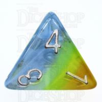 TDSO Layer Transparent Astral D4 Dice