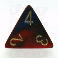 Chessex Gemini Blue & Red D4 Dice