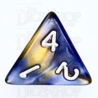 TDSO Duel Blue & Gold D4 Dice