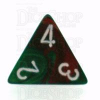 Chessex Gemini Green & Red D4 Dice